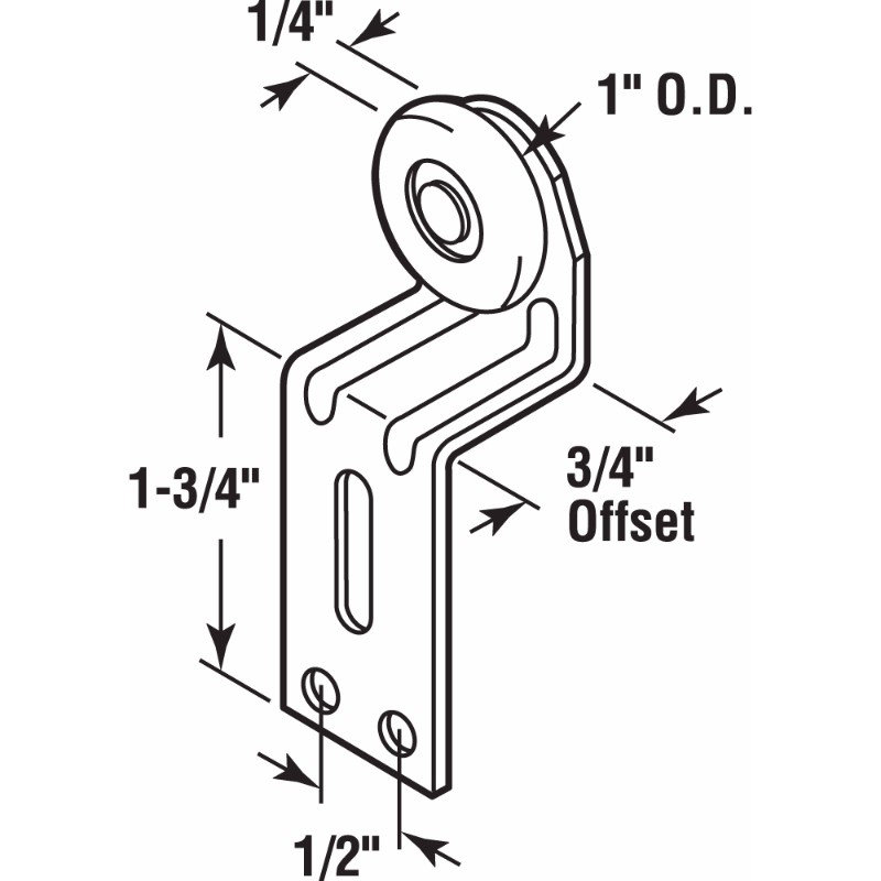 Rouleau de porte de garde-robe Prime-Line