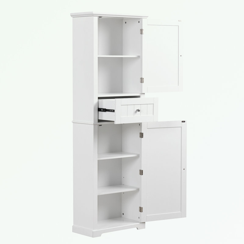 Bajo Linen Cabinet, White