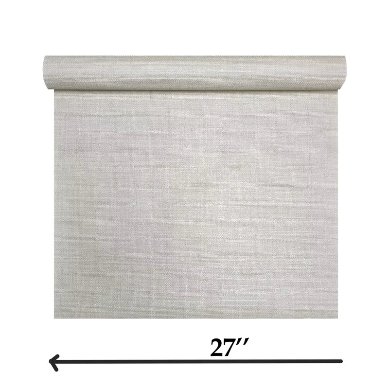 Papier peint uni texturé vinyle beige