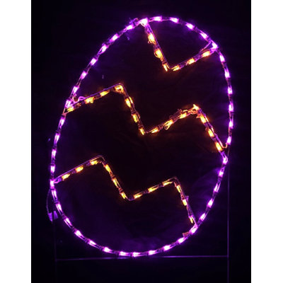 Large Easter Egg Holiday Lighted Display