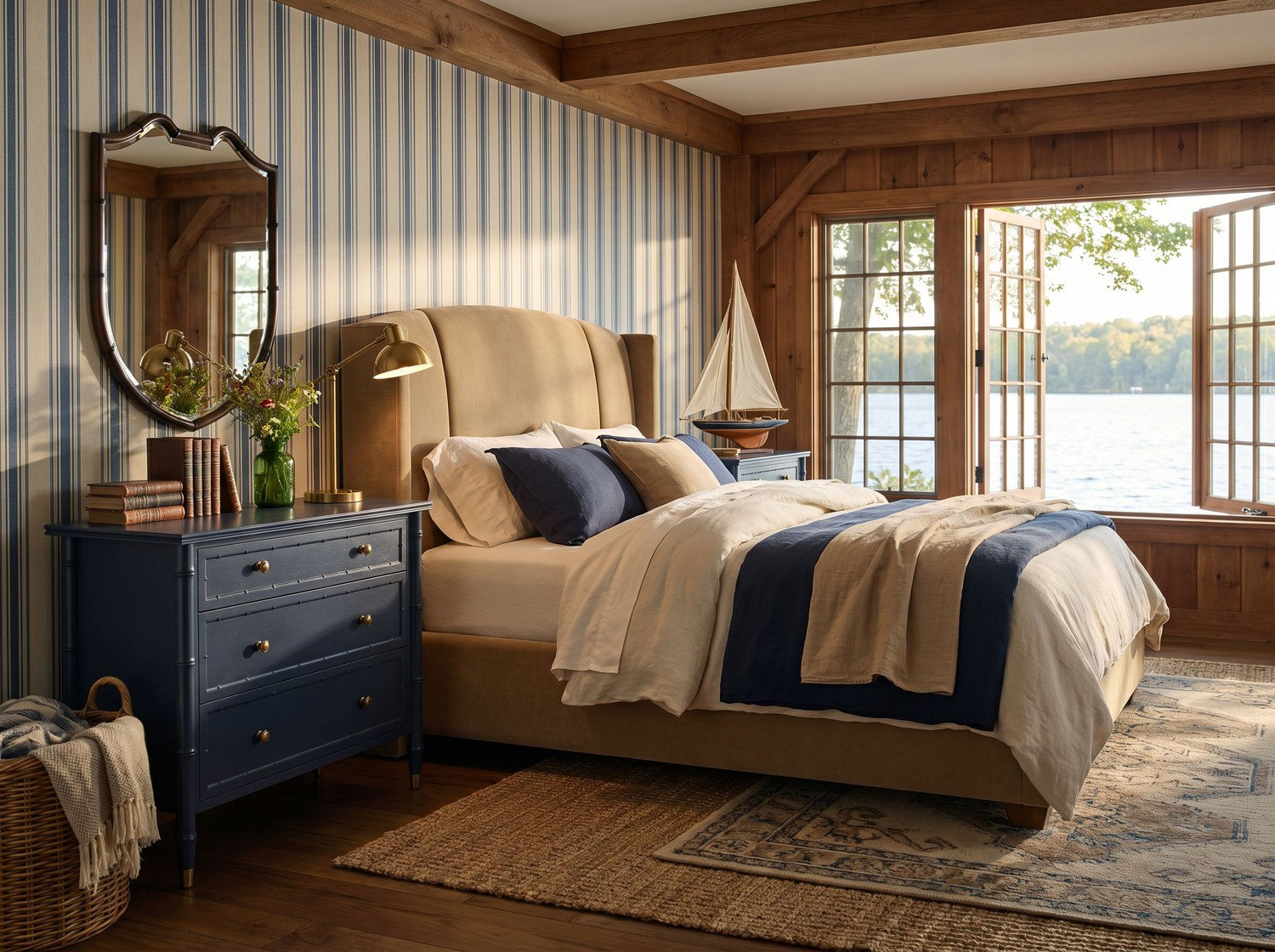 Harbor Upholstered Bed, King