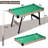 Portable Pool Table 48" Portable Pool Table, Foldable Billiard Table with 2 Cue Sticks, Balls, Triangle, Chalk, Brush-90889360