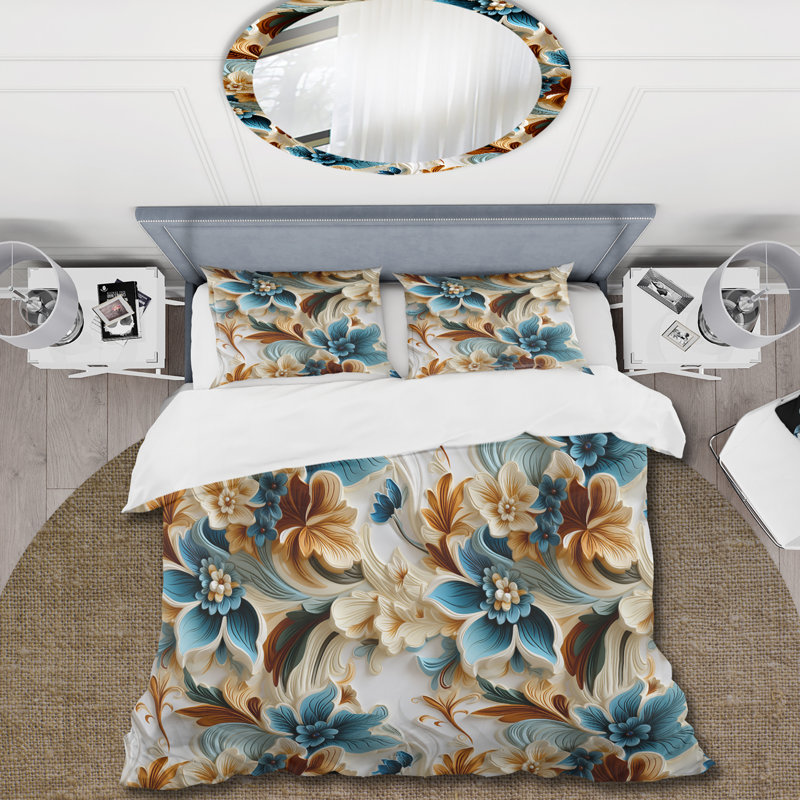 Ensemble de housse de couette Rustic Paisley, Housse de couette pour très grand lit et 2 très