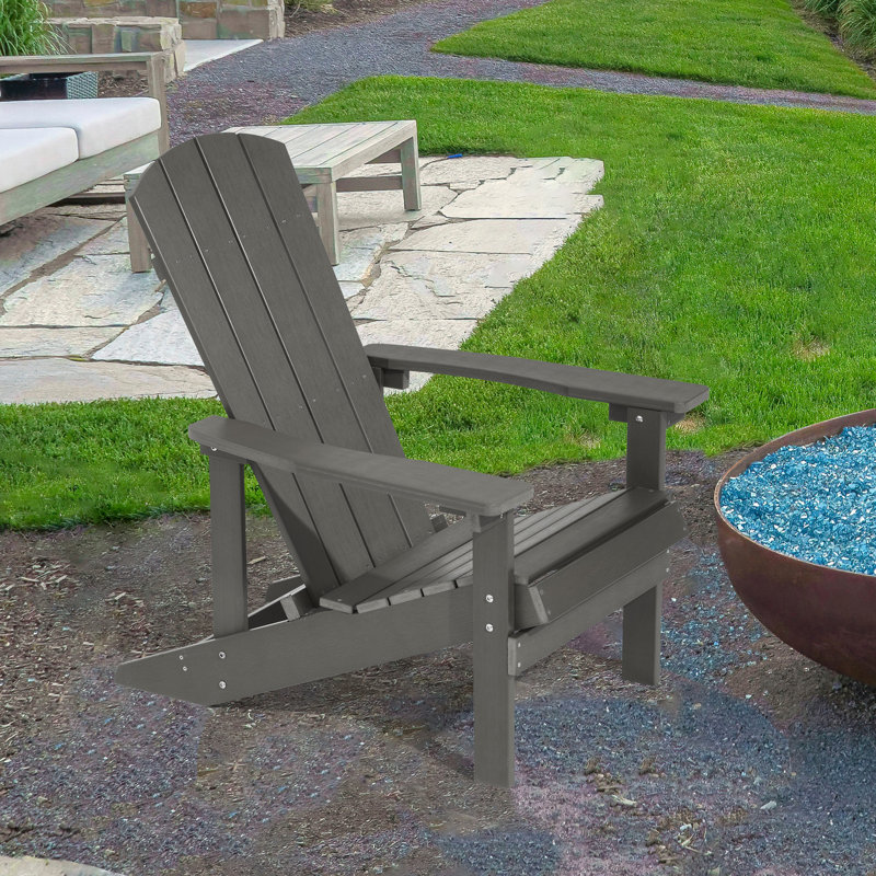 Chaise Adirondack Waskom, Gris