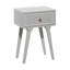 Table d'appoint en bois de manguier finement sculpté-1381043952