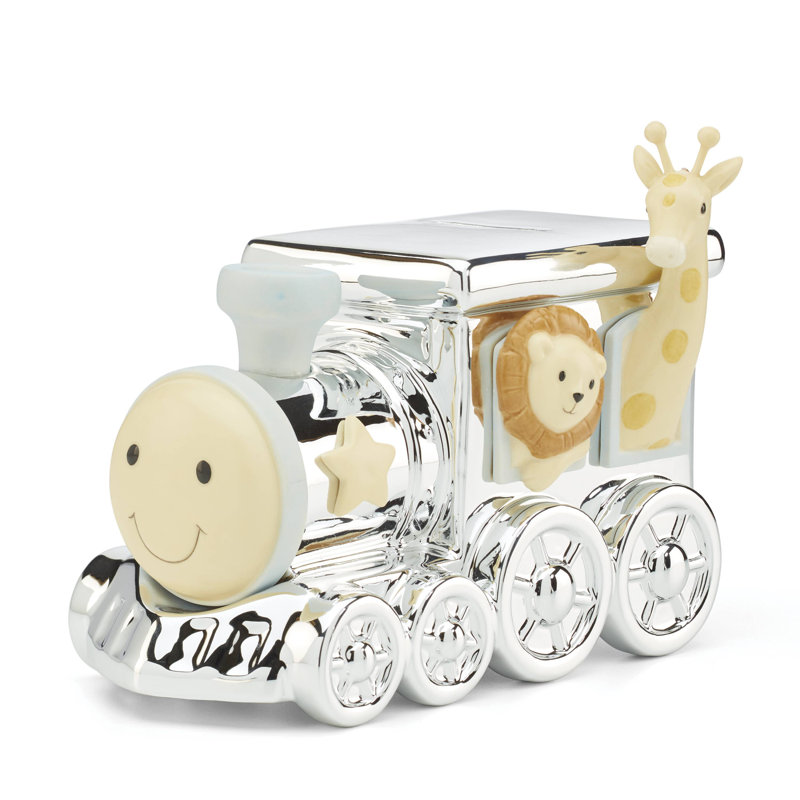 Reed And Barton Animal Train Silverplate Bank