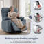 Fauteuil inclinable électrique Power Lift pour personnes âgées - bleu-1864081516
