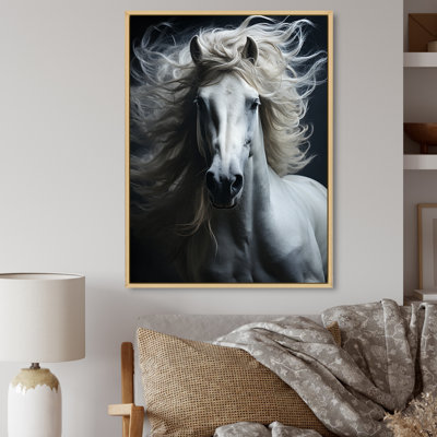 Kecia " White Horse Fierce Intensity "