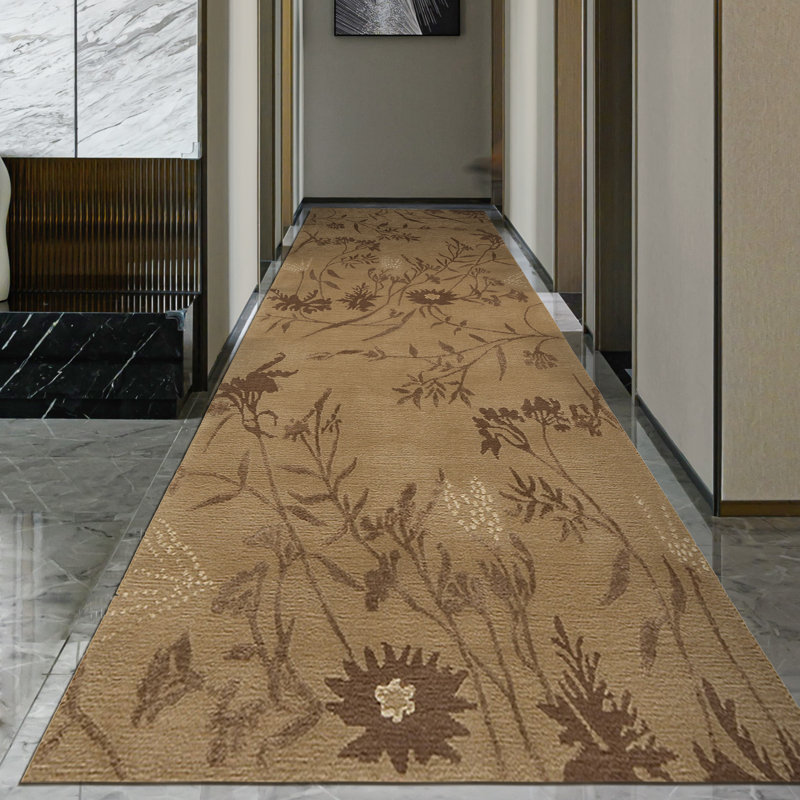 Floral Area Rug, Runner 3' x 8'