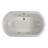 Anza™ Salon Chromatherapy 66" x 36" Drop in Combination Bathtub-40093325