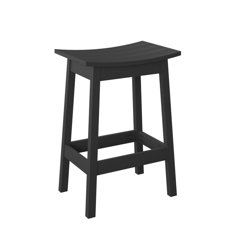  Tabouret de selle «Bar Hauteur». Noir, Noir, 30"