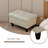 Enitan Faux Leather Ottoman-1193325357-1193325358