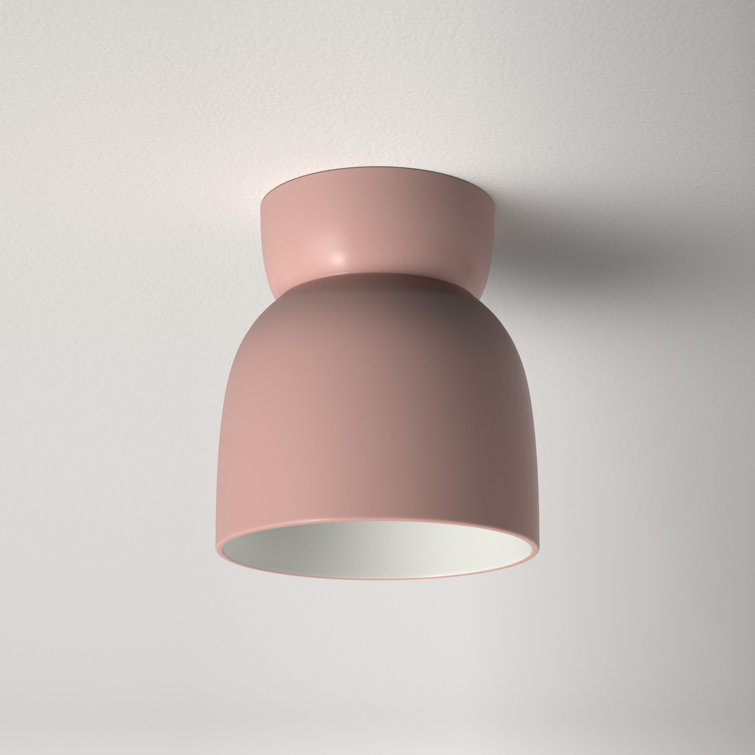 Logan Single Light Ceramic 8'' H X 7.5'' W  Flush Mount
