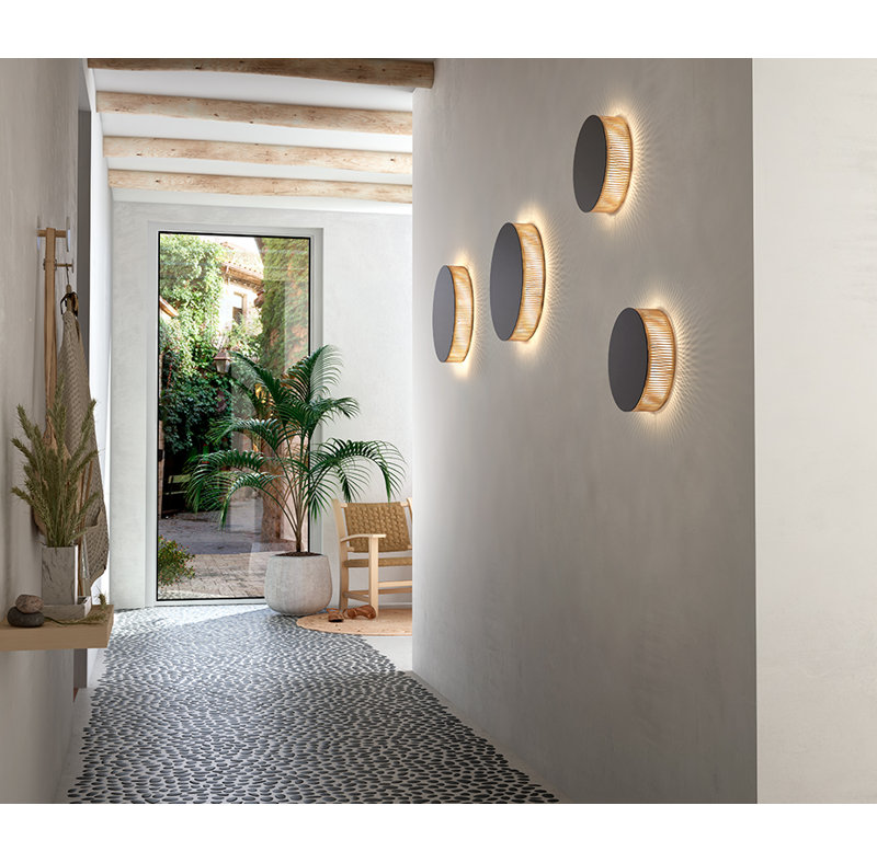 Helios Aluminium LED Flush Mounted Sconce