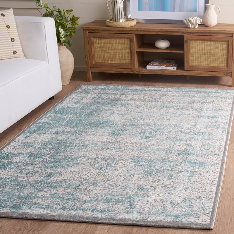 Tapis performance abstrait Alpine, Rectangle 5 pi 1 po x 7 pi 7 po