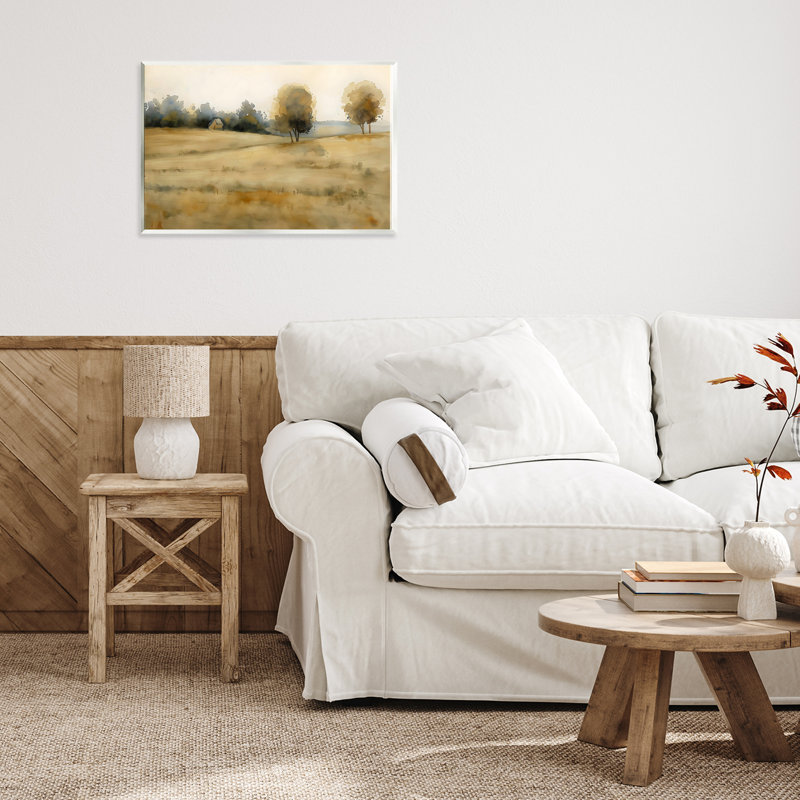 Solitude Fields Landscape Wall Plaque, design by LSR Creative Studio, 10" H x 15" W