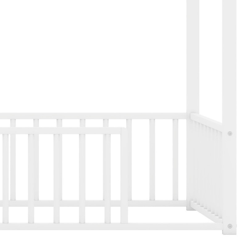 Lit de sécurité en L pour enfants, Blanc
