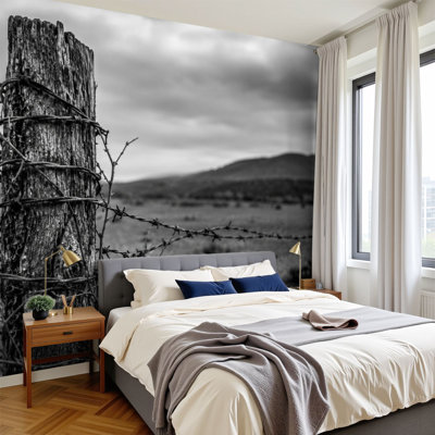 Adhésif mural auto-adhésif moderne pour la chambre à coucher Peel and Stick