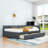  Mildaras Upholstered Sofa Daybed with 2 Storage Drawers-1530206928