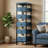 5-Tier Narrow Kitchen Fruit Vegetable Storage Rack with 5 Pull-Out Drawer Baskets, Space-Saving Snack Display Stand-1007901072