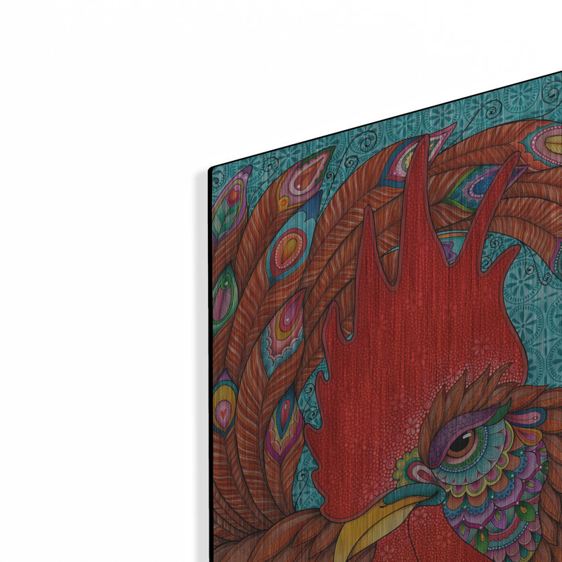 "Randy Rooster" par Hello Angel, H 24 po x l 16 po