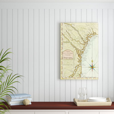 «Petite Map of Georgia», impression sur toile