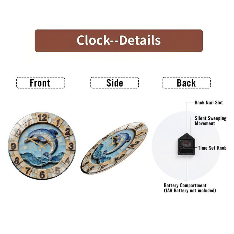 Horloge murale 12 po