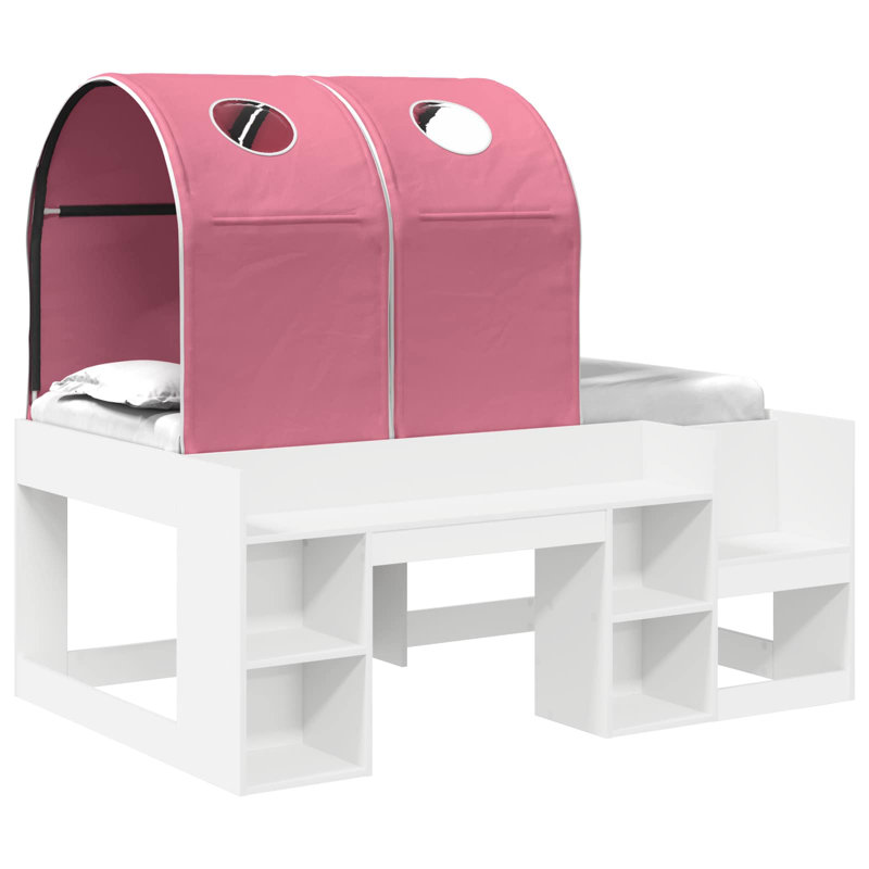 European Toddler (80 X 160cm) High Sleepers, White/Pink