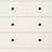 Chest Of Drawer With 5 Drawers White Color Farm Door