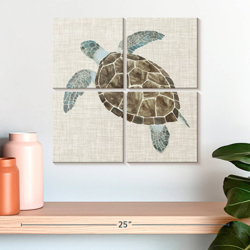 Tortue de mer en lin Brampt I