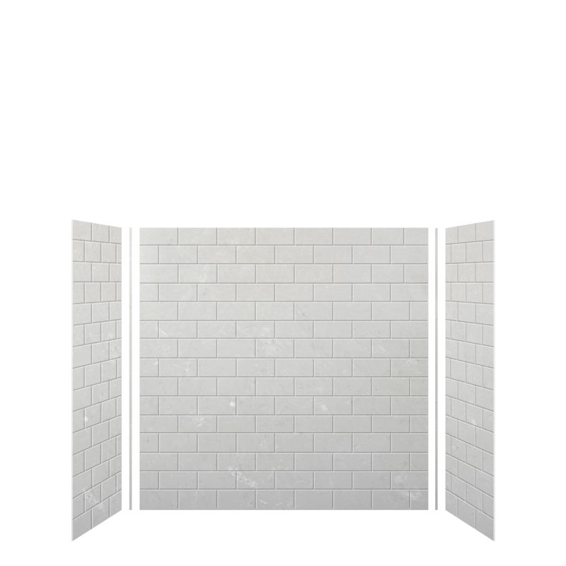Ensemble de douche, H 60 po x l 60 po x P 36 po