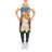 No Pattern Bib Apron