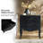 Arbin Traditional 3-Drawer End Table with Charging Station and Hidden Drawer-632065700