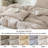 100% Washed Cotton Duvet Cover Set, Classic Check Pattern, Soft Breathable Bedding with Hidden Double Zipper and Envelope Pillowcases-122817774-122817772