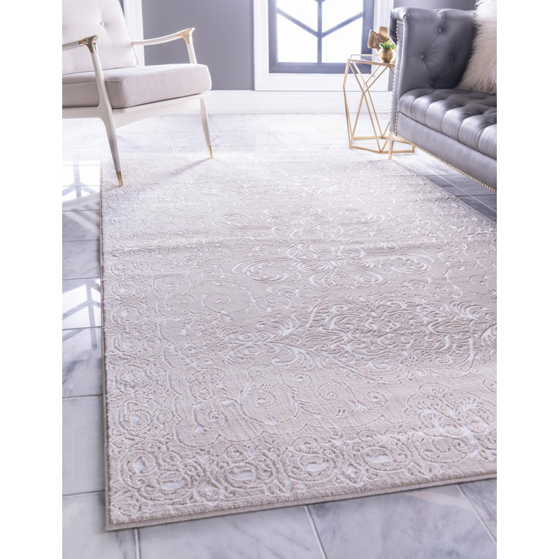 Tapis beige à motif oriental Anah, Rectangle 3 pi 3 po x 5 pi 3 po