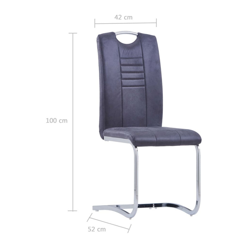 Bimlesh 49cm H Side Chair, Grey