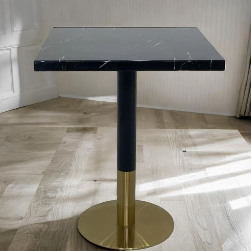 Table de salle à manger Mamba, Noir