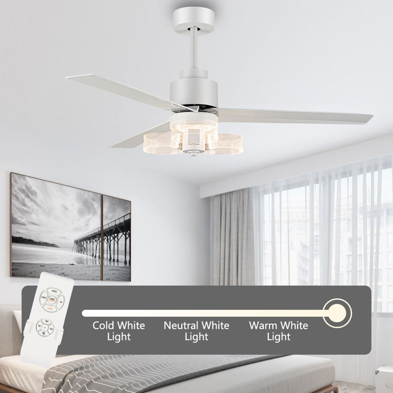 Sanaia 48'' Ceiling Fan with LED Lights