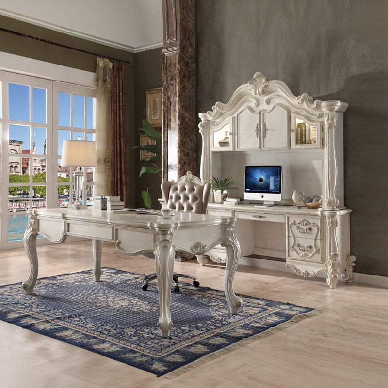 ACME Versailles Executive Mishell w/Hutch, Bone White, Bone White