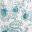 Tabouret carré en céramique à motif floral-1886984242
