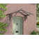 Palram - Canopia Lily Polycarbonate Clear Stationary Dome Door and Window Awning