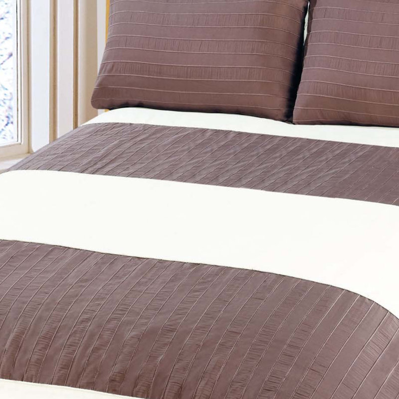 Otstot Cotton Blend Plain Duvet Cover Set