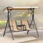 2 Person Porch Swing With Pivot Table 