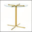 Table basse ronde en verre trempé de 36 pouces pour quatre petits espaces-1720939910