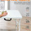 Table pliante portative intérieure et extérieure de 4 pi, poids maximum 135 kg, table pliable pour le camping - blanc-705910999