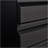Installation Required 3-Drawer Mobile Filing Cabinet With Lock, Office Storage Filing Cabinet Of Legal/Letter Size, Metal Filing Cabinet To Be Installation Required (Black)