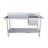 60 in. x 24 in. Stainless Steel Work Table With Built-in Right Prep Sink And Faucet