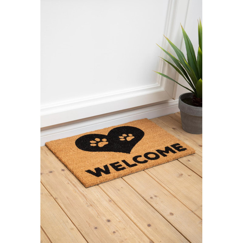 Euan Non-Slip Geometric Indoor Doormat