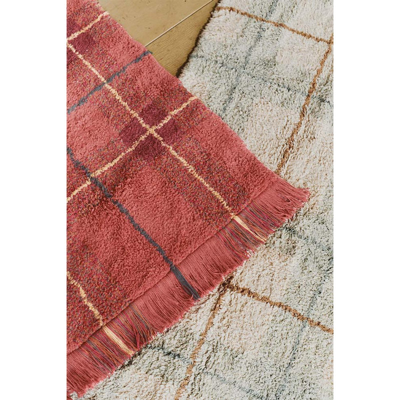 Tapis lavable tartan, Rectangle 2 pi 11 po x 3 pi 11 po