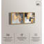 «Gilded Tranquil Abstract Art», ensemble de 2 panneaux sur toile par -694765845-694765862-694765853